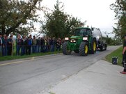 Live-Demonstration am Praxisabend 2018 zum Thema "Neuen Bremsvorschriften im landwirtschaftlichen Strassenverkehr"