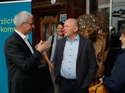 Franz Hofer und Andreas Aebi im Gespräch.