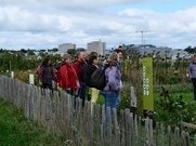 Am Weltacker-Erntefest wurden auch Führungen angeboten